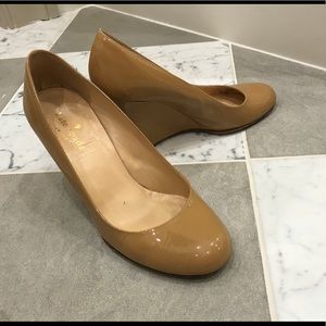 Kate Spade Nude Wedge.